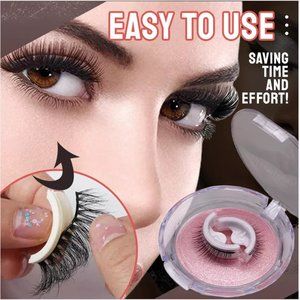 ✅Advanced by the latest technology, No glue or eyeliner is needed for reusable